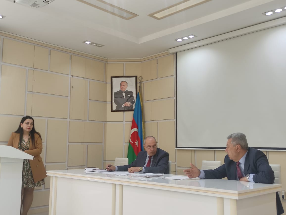 The Attestation of the dissertation students was held at the Institute of Soil Science and Agrochemistry of the Ministry of Science and Education of the Republic of Azerbaijan.