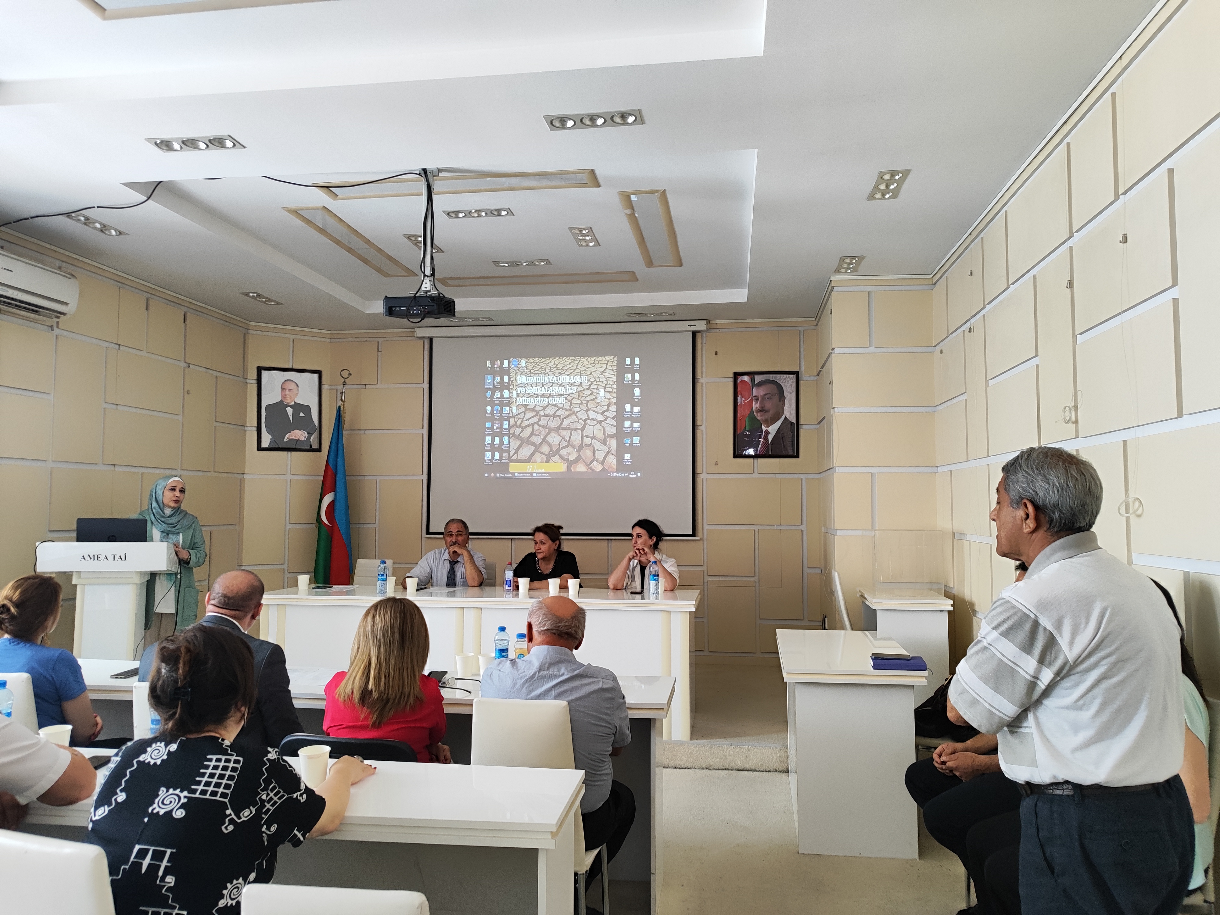 An event dedicated to "June 17 - World Day of Combating Drought and Desertification" was held at the Institute of Soil Science and Agrochemistry of the Ministry of Science and Education of the Republic of Azerbaijan.