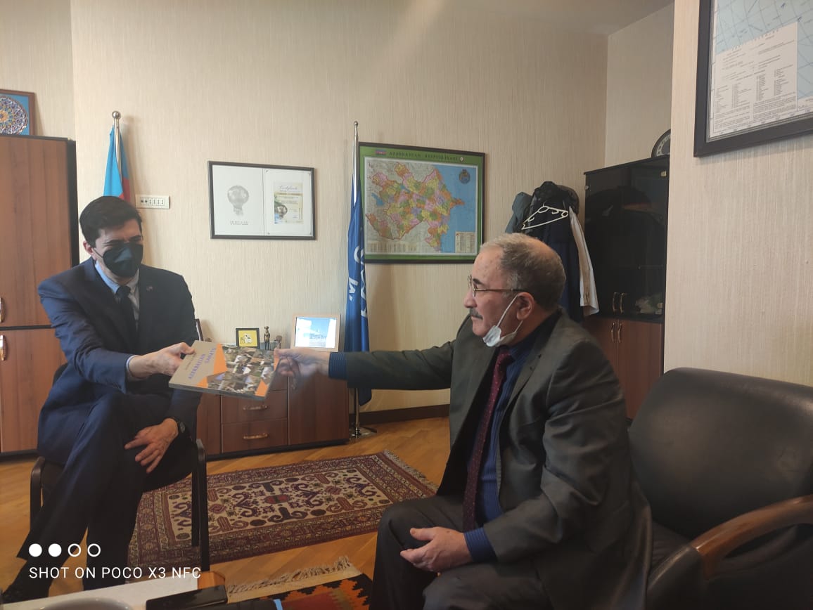 The Director General of the Institute of Soil Science and Agrochemistry of ANAS met with the Head of the IOM office in Azerbaijan.