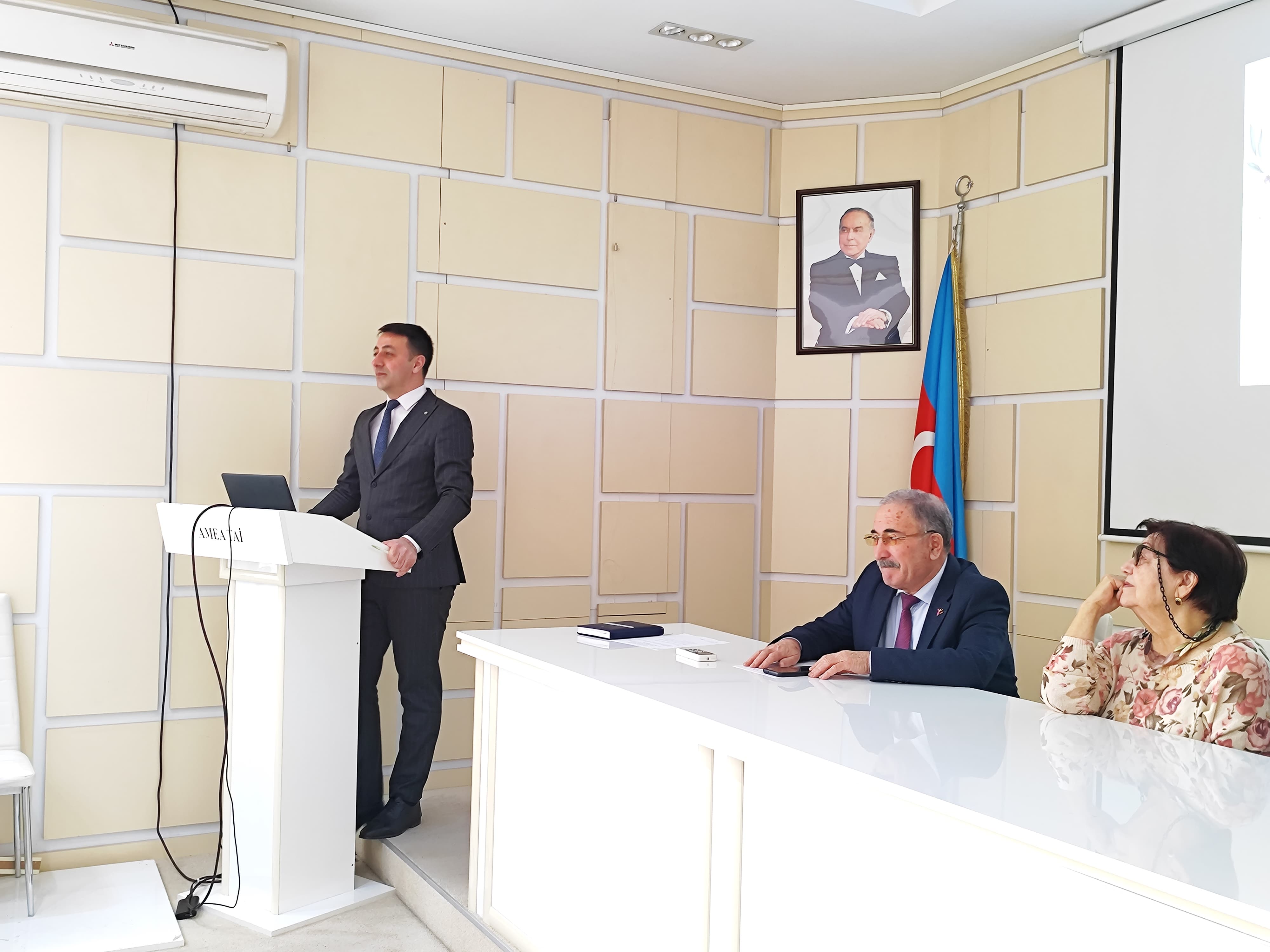 An event was held on the occasion of March 8 - International Women's Day at the Institute of Soil Science and Agrochemistry of the Ministry of Science and Education of the Republic of Azerbaijan.