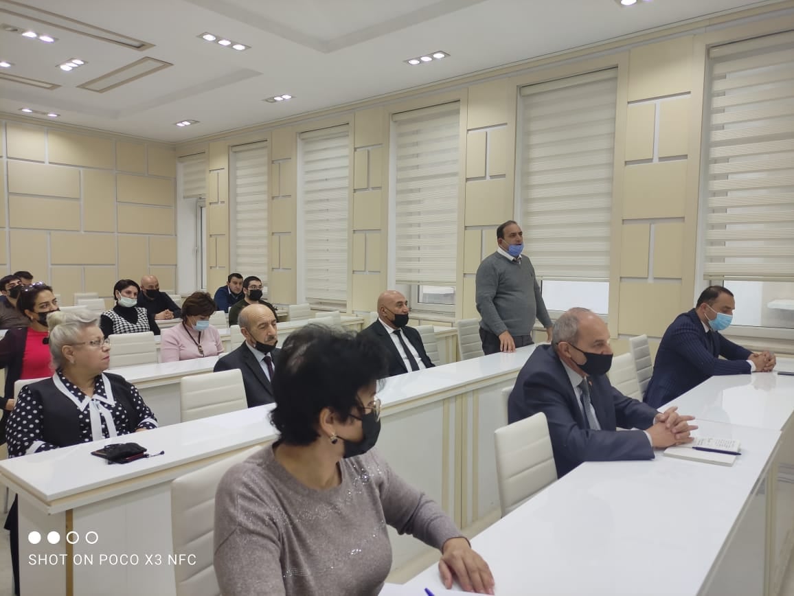 A report-election meeting of the first New Azerbaijan Party Territorial Party organization was held at the Institute of Soil Science and Agrochemistry of ANAS.