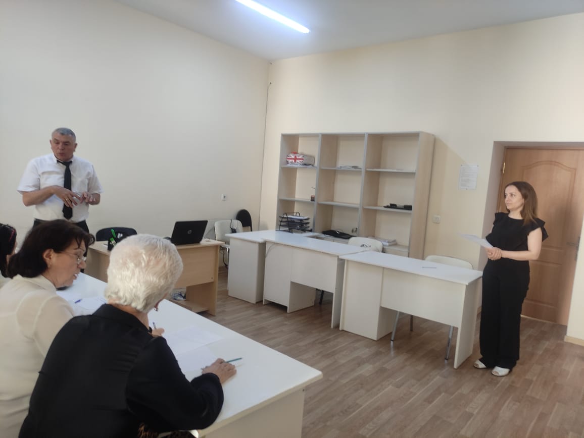 The doctoral (minimum) examinations of doctoral students and dissertations were held at the Institute of Soil Science and Agrochemistry of the Ministry of Science and Education of the Republic of Azerbaijan.