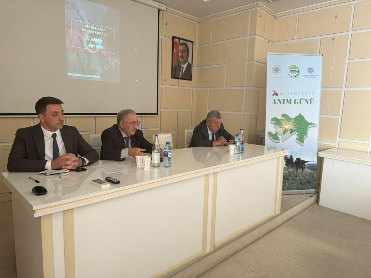 An event was held in connection with September 27 Memorial Day at the Institute of Soil Science and Agrochemistry of the Ministry of Science and Education of the Republic of Azerbaijan.