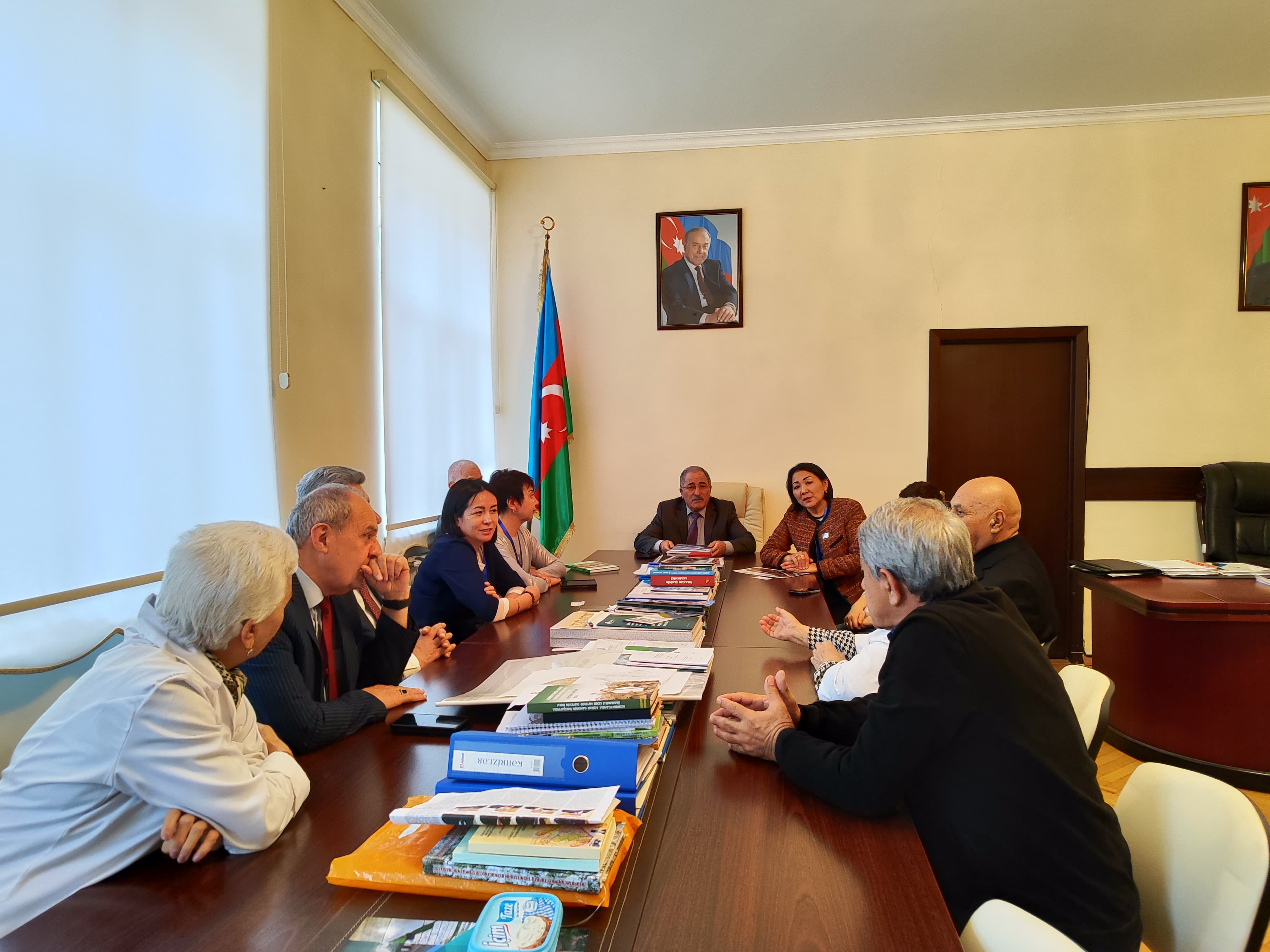 Scientists of Kazakhstan National Agrarian University and Kazakhstan National Agrarian Research University visited the Institute of Soil Science and Agrochemistry of the Ministry of Science and Education of the Republic of Azerbaijan.