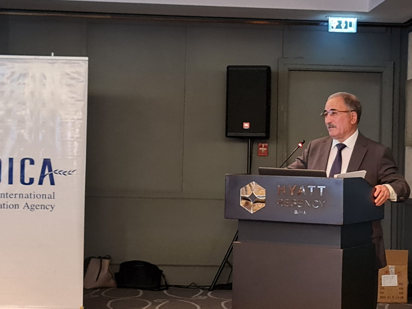 Corresponding member of ANAS Alovsat Guliyev, made a report at the International Conference on "Kahriz systems as an architectural monument, sustainable water system, the basis of social and economic development".
