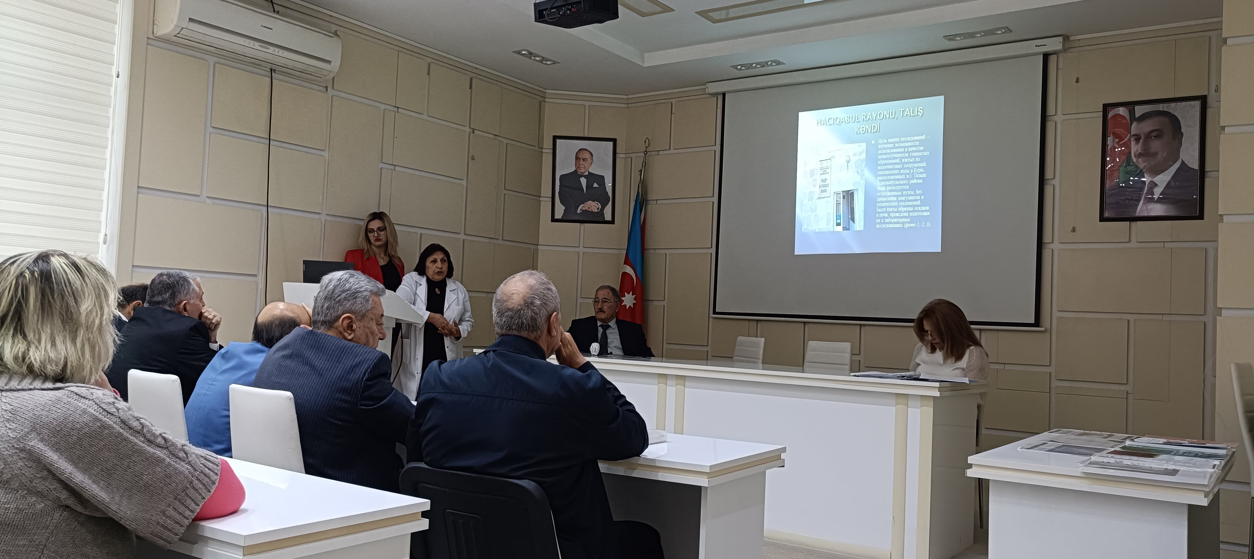 “Torpaqların rekultivasiyası” və ““Torpaqların mineralogiyası və kimyası” ” laboratoriyaları 2024-cü il üzrə illik hesabatlarını təqdim ediblər