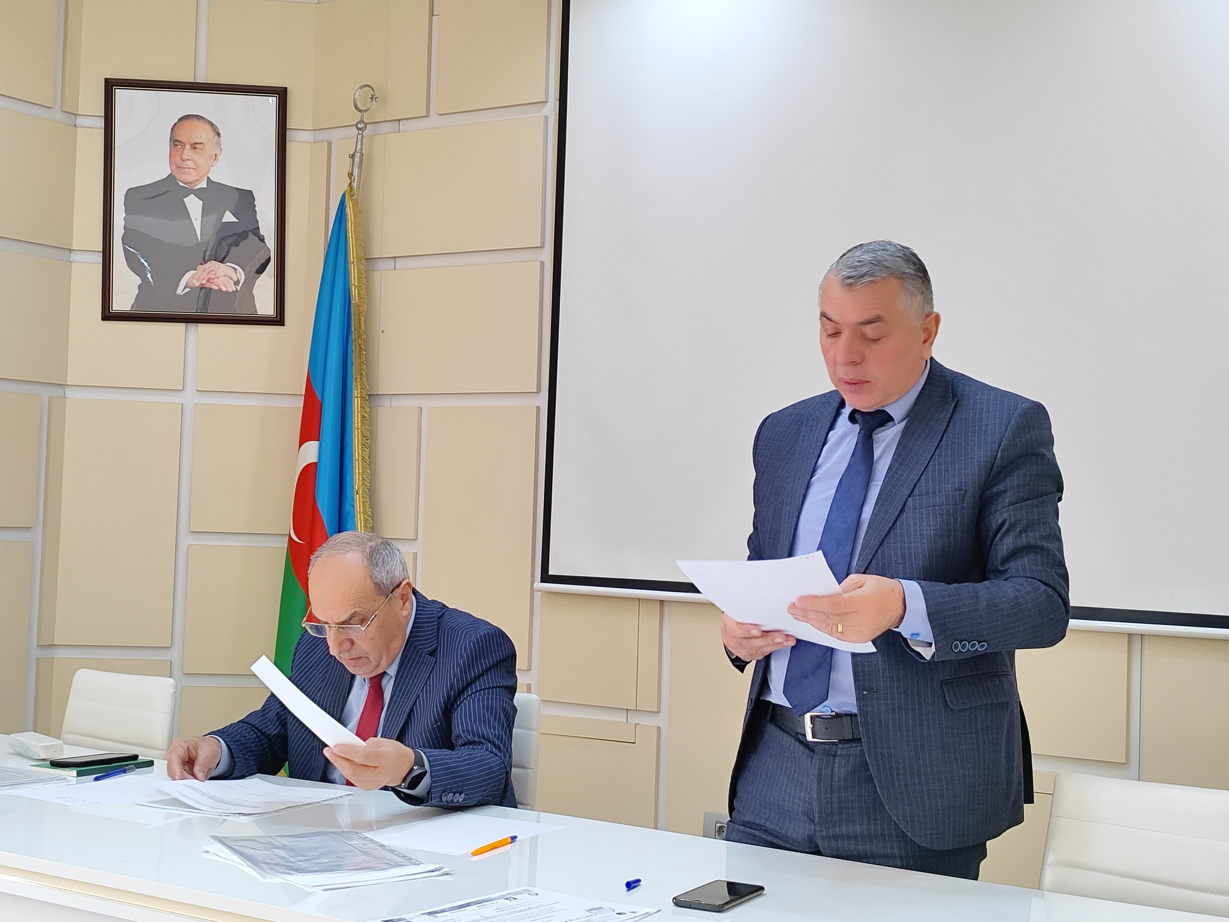 The doctoral and dissertation students passed certification at the Institute of Soil Science and Agrochemistry of the Ministry of Science and Education of the Republic of Azerbaijan.