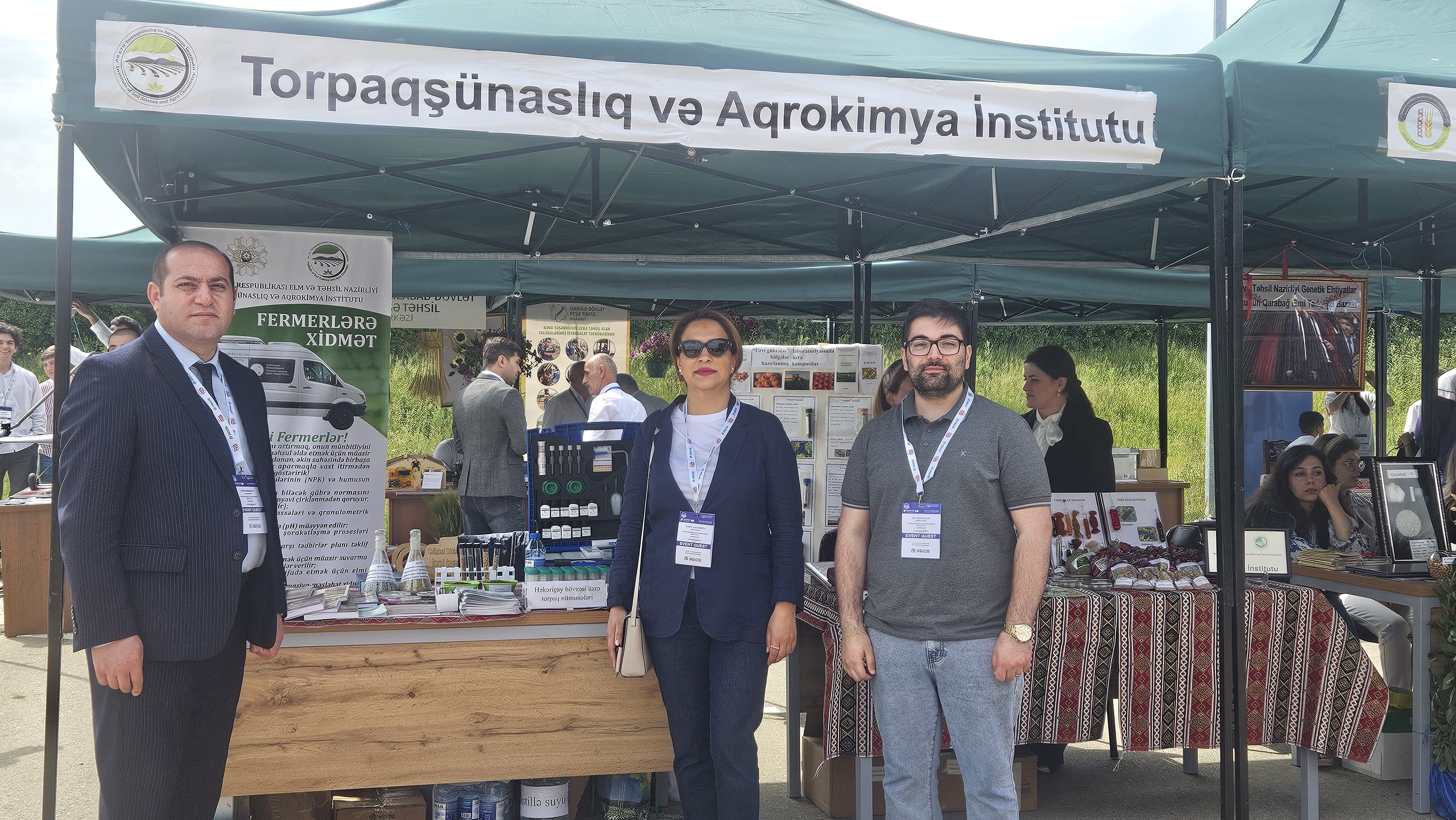 AR ETN Torpaqşünaslıq və Aqrokimya  İnstitutunun əməkdaşları 18-ci Azərbaycan Beynəlxalq Kənd Təsərrüfatı Sərgisində iştirak edib