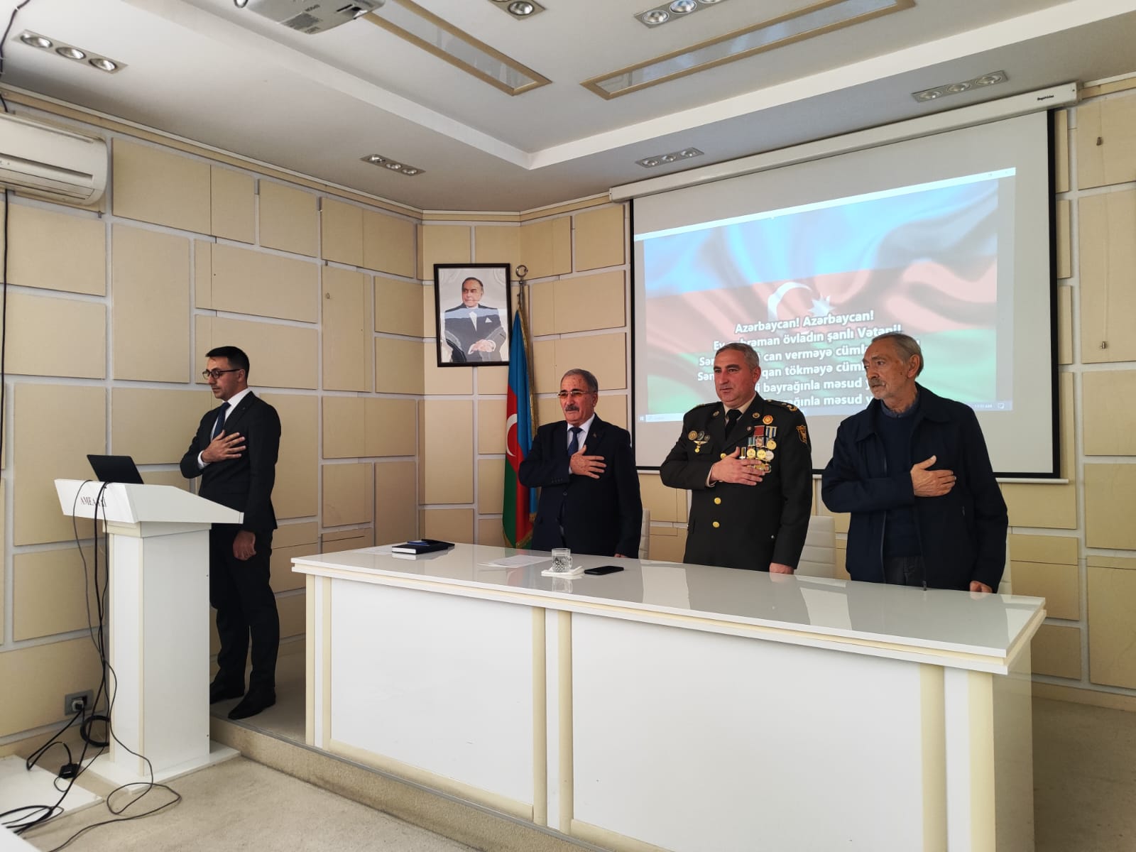 An event was held on the occasion of November 8 Victory Day, in the Institute of Soil Science and Agrochemistry.